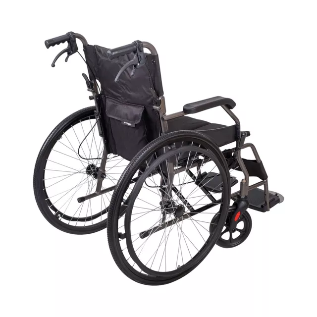 Mechanický skládací invalidní vozík inSPORTline Jakesully odlehčený • 13kg • do 100kg