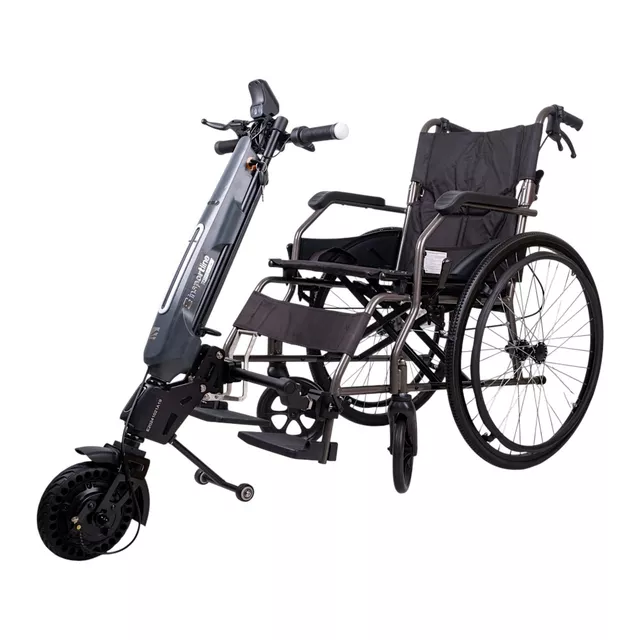 Mechanický skládací invalidní vozík inSPORTline Jakesully odlehčený s pohonem Oppatia