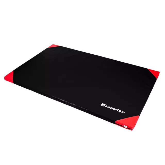 Gymnastická žíněnka inSPORTline Gabyk T90 200x120x6 cm - černá