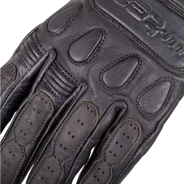 Kožené moto rukavice W-TEC Cherton II - 2.jakost - černá