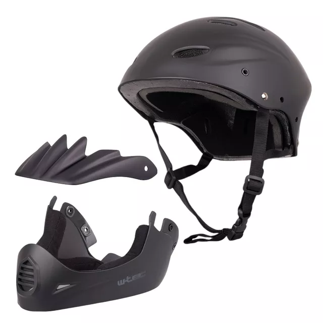 Downhill přilba W-TEC Campanero Matt Black