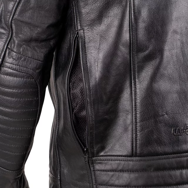 Kožená moto bunda W-TEC Murayo - černá