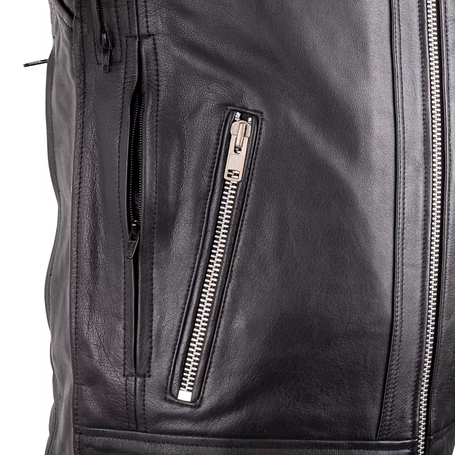 Kožená moto bunda W-TEC Murayo - černá