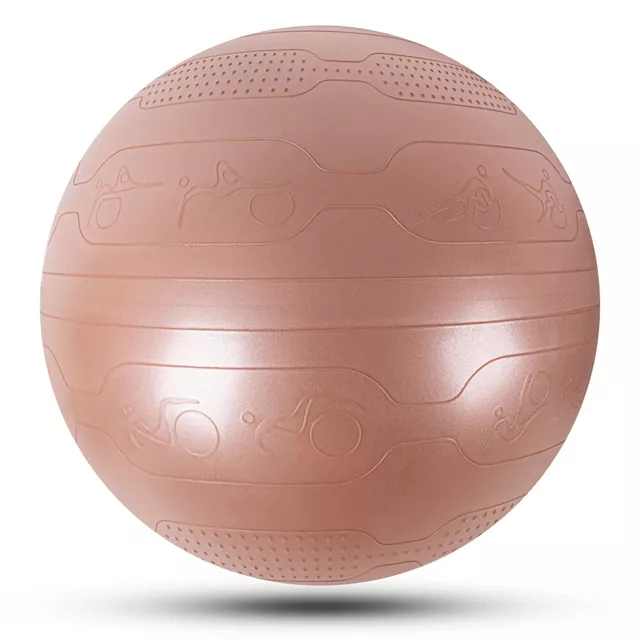 Gymnastický míč inSPORTline Stretch Ball 75 cm - černá - mocha mousse
