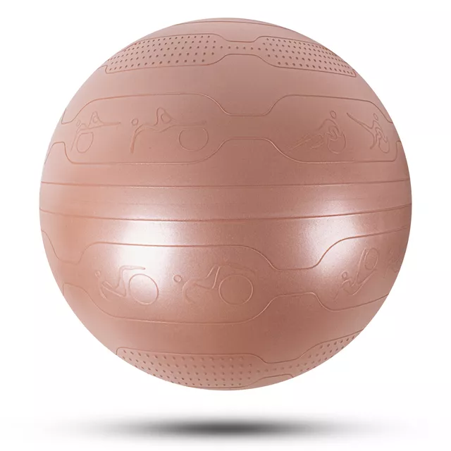 Gymnastický míč inSPORTline Stretch Ball 65 cm - mint - mocha mousse