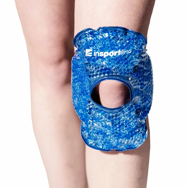 Kolenní a loketní bandáž inSPORTline Vivogeno 25x20cm s hřejivo-chladivými gelovými kuličkami