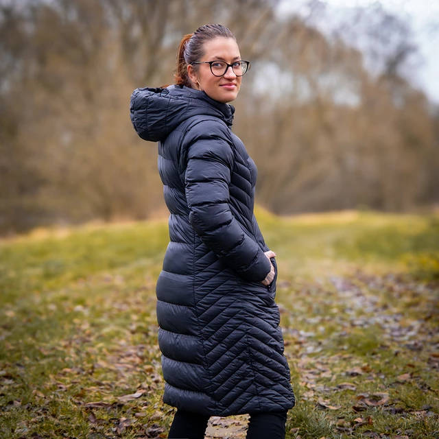 Dámská vyhřívaná bunda inSPORTline WARMatera - černá