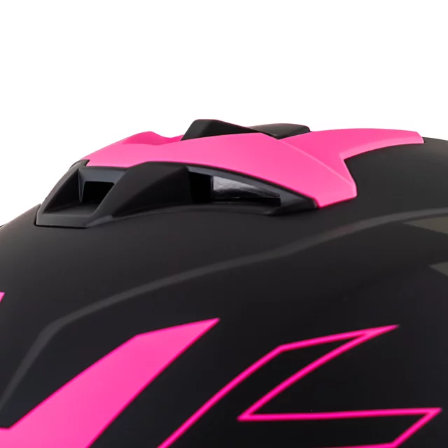 Moto přilba W-TEC Voltik Shockrose - růžová