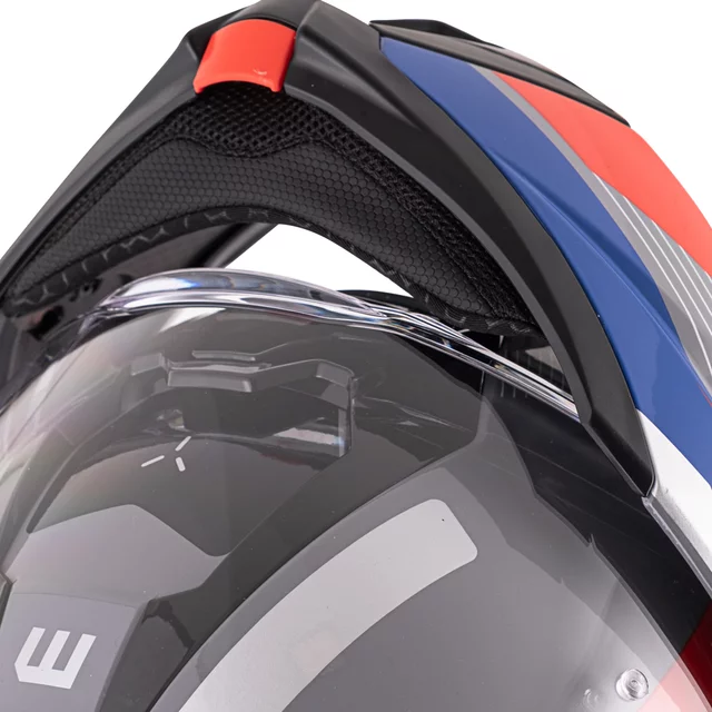 Překlopná moto přilba W-TEC Zoroz P/J - 2.jakost - Metallic Grey