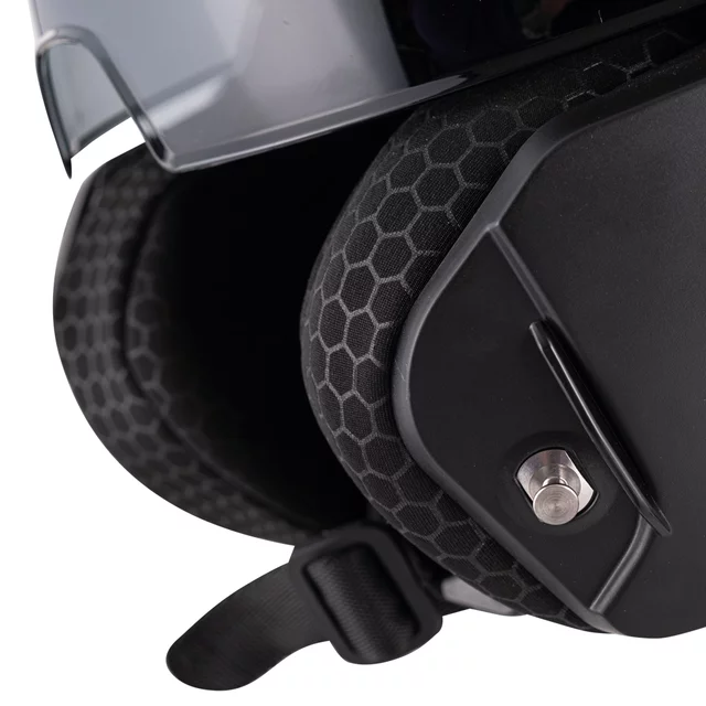 Překlopná moto přilba W-TEC Zoroz P/J - 2.jakost - Metallic Grey