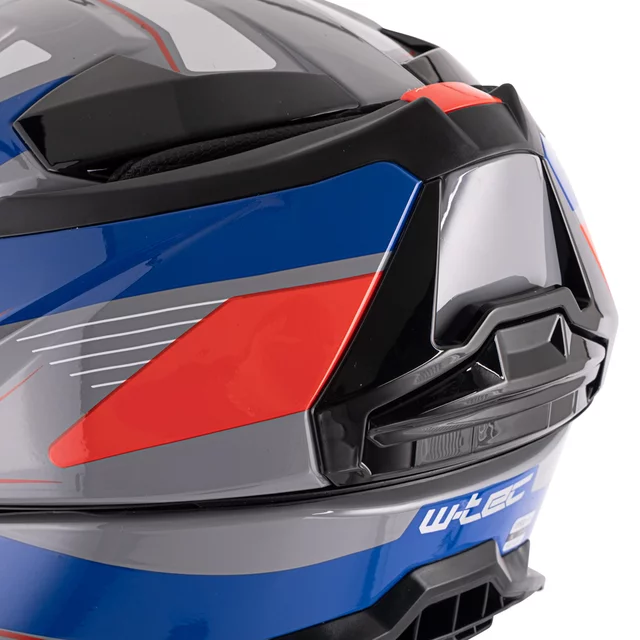 Překlopná moto přilba W-TEC Zoroz P/J - 2.jakost - Metallic Grey