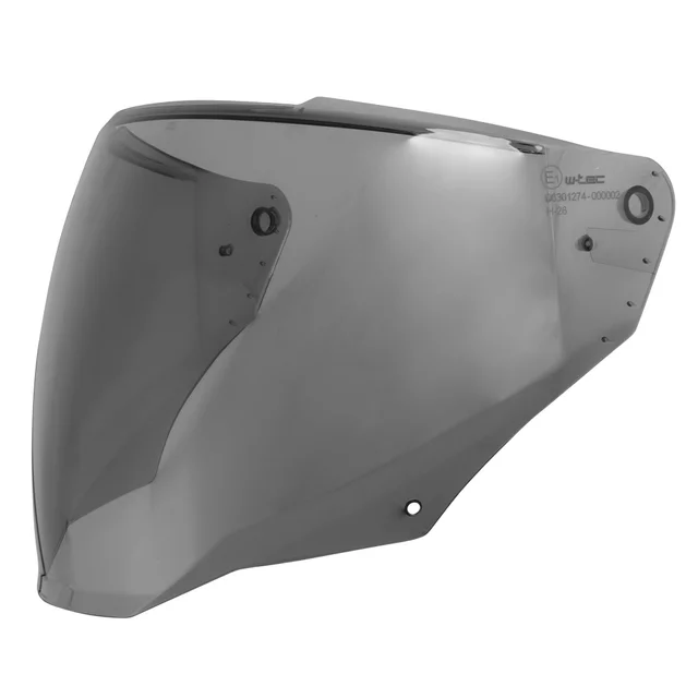 Náhradní hledí pro přilbu W-TEC Voltik - tmavá - tmavá