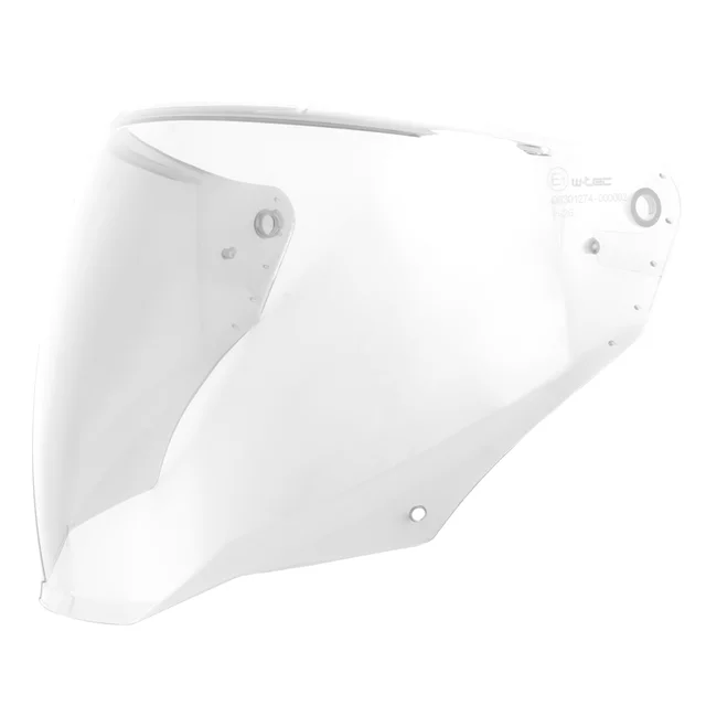 Náhradní hledí pro přilbu W-TEC Voltik - tmavá - čirá