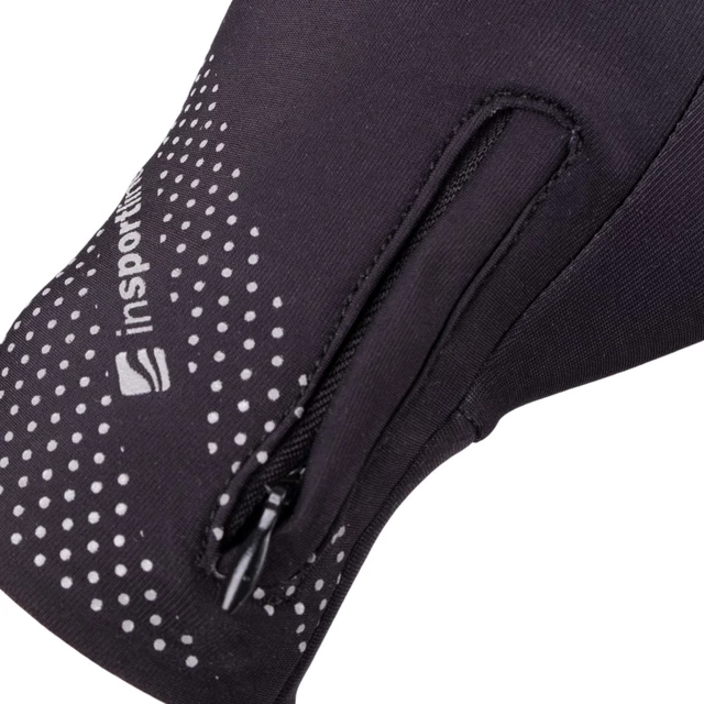 Běžecké rukavice inSPORTline Navistos - černá