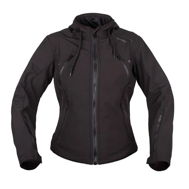Dámská softshellová moto bunda W-TEC Dyte - černá