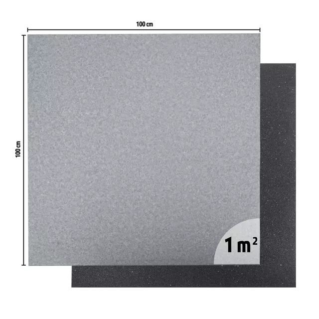 Zátěžová podložka inSPORTline Luxteko Flat 100x100x1,5 cm - 2.jakost