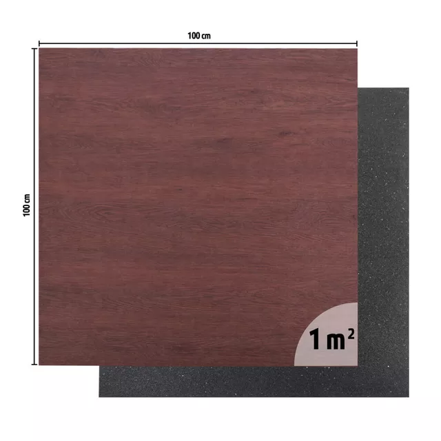 Zátěžová podložka inSPORTline Luxteko Flat 100x100x1,5 cm - 2.jakost