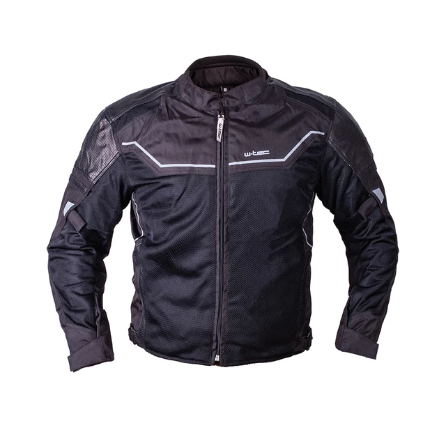 Moto bunda W-TEC Adam - černá - černá