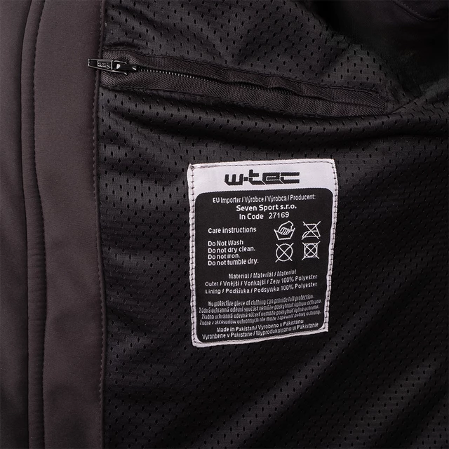 Dámská softshellová moto bunda W-TEC Dyte - černá