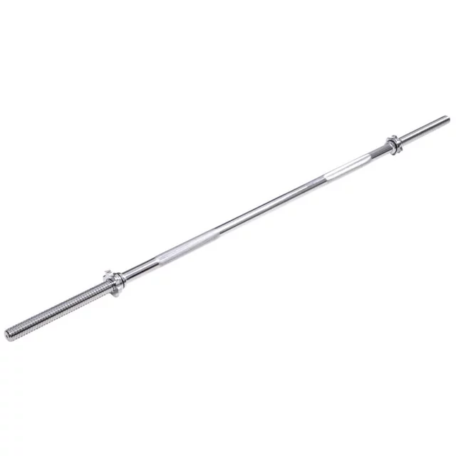Vzpěračská tyč inSPORTline Welerty rovná 180cm/30mm • se závitem a objímkami