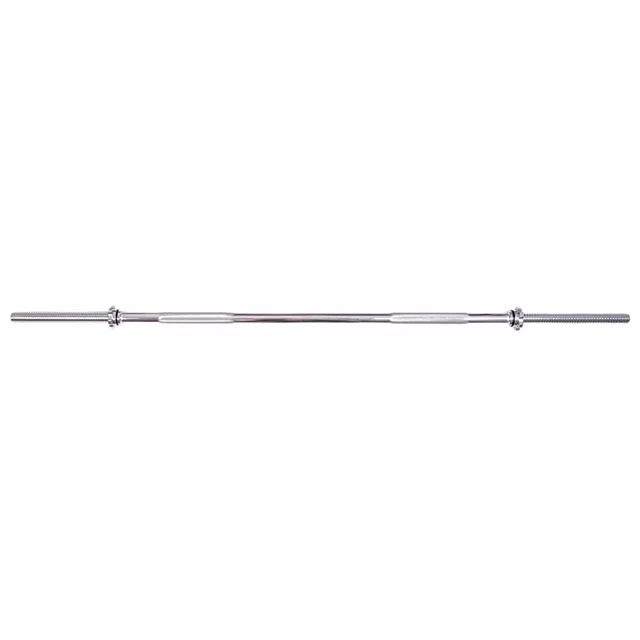 Vzpěračská tyč inSPORTline Welerty rovná 180cm/30mm • se závitem a objímkami