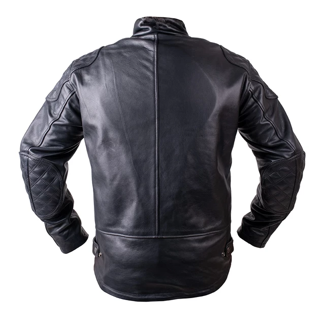 Kožená moto bunda W-TEC Valebravo - 2.jakost - černá