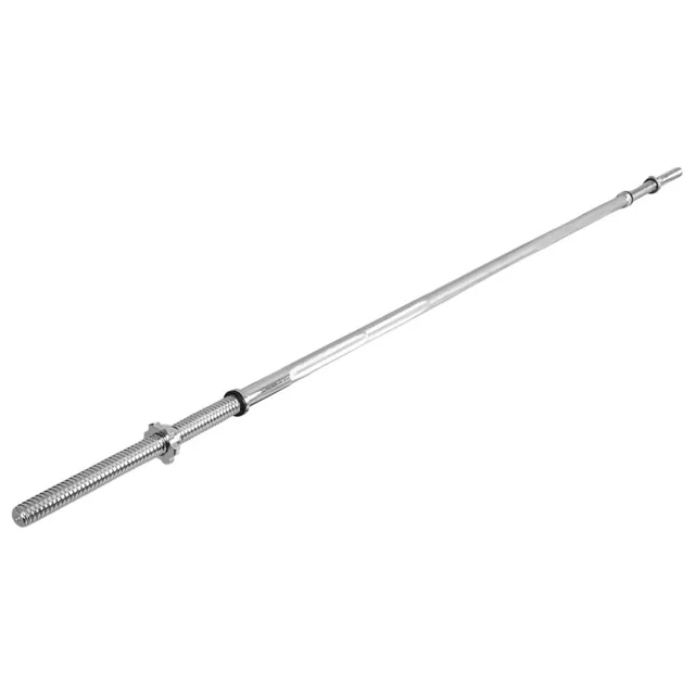 Vzpěračská tyč inSPORTline Welenorty 220cm/30mm • rovná • se závitem a objímkami