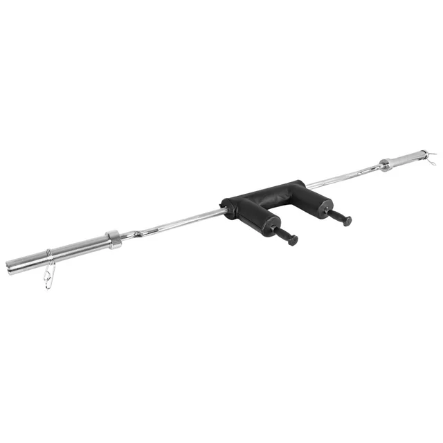 Olympijská hřídel na dřepy inSPORTline Squabar 239,3cm/50mm • 25,5kg • do 317kg • s objímkami
