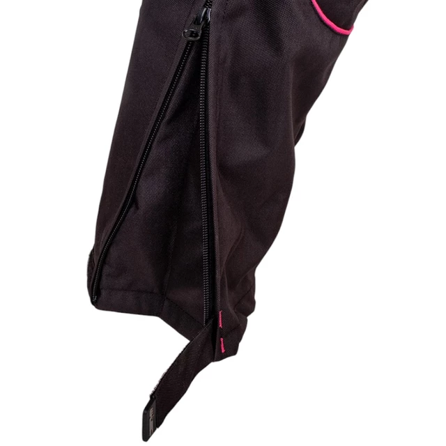 Dámské moto kalhoty W-TEC Durmanes Lady - rozbaleno - černo-růžová