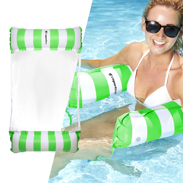 Nafukovací matrace inSPORTline WaveBed - zelená - zelená