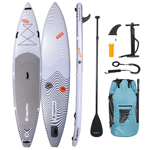 Paddleboard s příslušenstvím inSPORTline WaveShard 12'6" • 320l • do 160kg