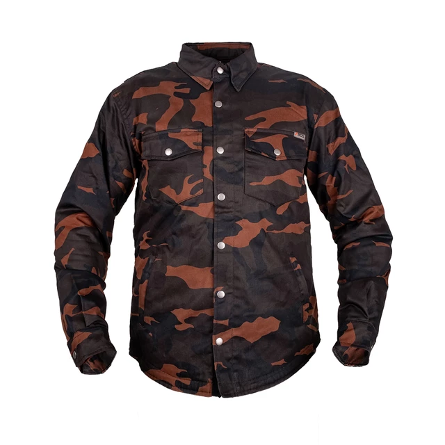Moto košile BOS Lumberjack - Impact Red - Dark Camo
