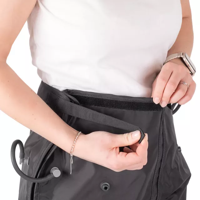 Kompresní masážní systém inSPORTline Compisimo s kompresními unisex kalhotami - 6 překrývajících se komor