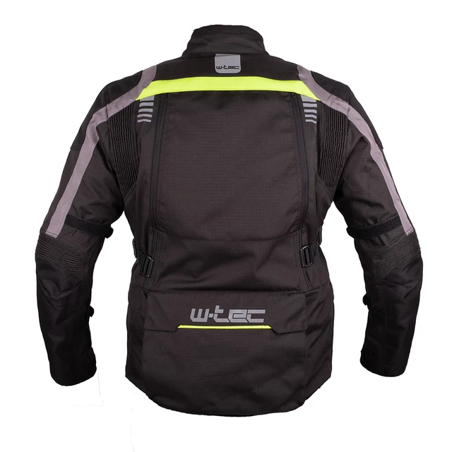 Touringová moto bunda W-TEC Smackton - černo-šedo-oranžová