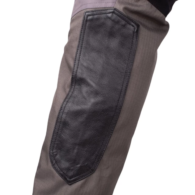 Moto kalhoty W-TEC Smackton - černo-šedo-oranžová
