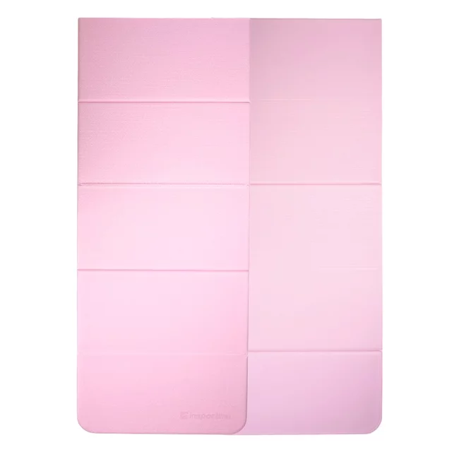 Skládací podložka na cvičení inSPORTline Lantemi 145x61x1 cm - růžová