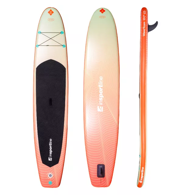 Paddleboard s příslušenstvím inSPORTline WaveTeam 13'0" - 2.jakost