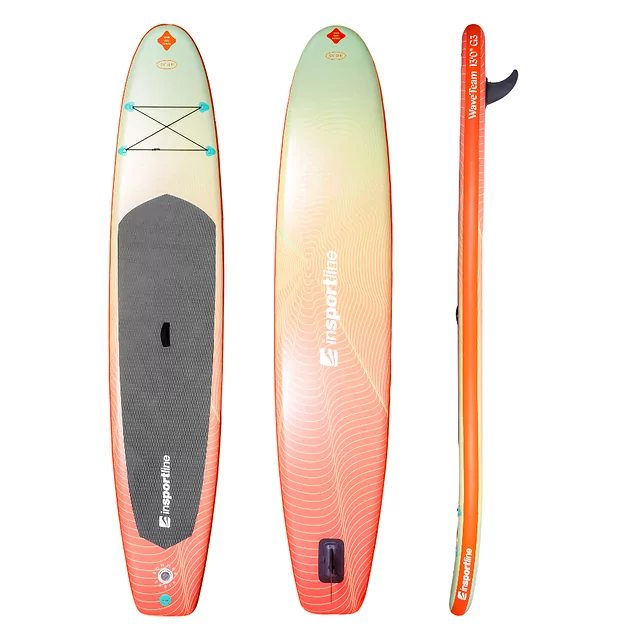 Paddleboard s příslušenstvím inSPORTline WaveTeam 13'0" • 350l • do 200kg
