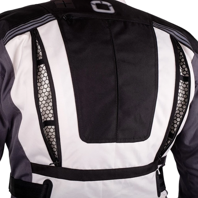 Pánská touringová moto bunda BOS Maximum - Gray