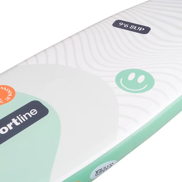 Paddleboard s příslušenstvím inSPORTline Wavelet 9'6" • 260l • do 80kg - zelená