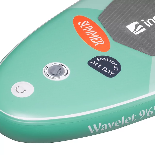 Paddleboard s příslušenstvím inSPORTline Wavelet 9'6" • 260l • do 80kg - zelená