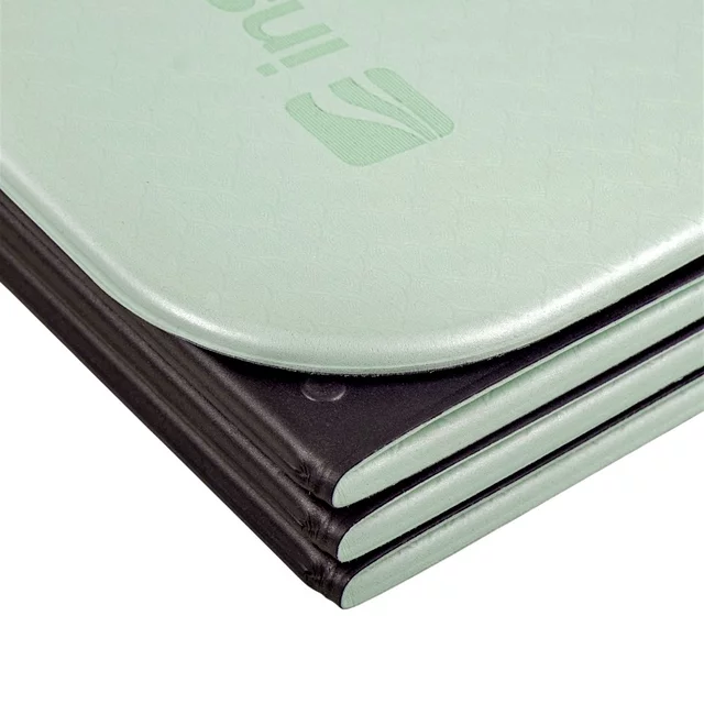 Skládací podložka na cvičení inSPORTline Misette 180x61x0,8 cm - modro-černá