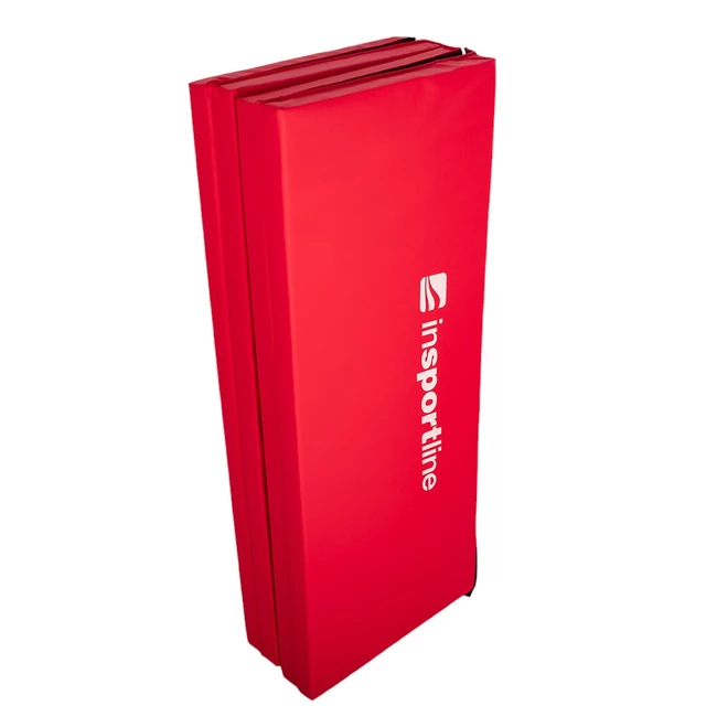 Skládací gymnastická žíněnka inSPORTline Kvadfold 200x120x5 cm - hnědá