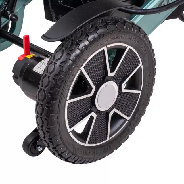 Elektrický invalidní vozík inSPORTline Hawkie Evo Plus II s polohovatelným opěradlem • možnost úhrady pojišťovnou • 700W • 31,05kg • do 130kg • až 24km dojezd