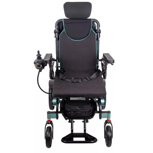 Elektrický invalidní vozík inSPORTline Hawkie Evo II s polohovatelným opěradlem • 700W • 30,55kg • do 130kg • až 24km dojezd