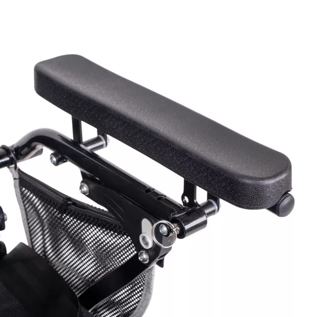 Elektrický invalidní vozík inSPORTline Hawkie Evo II s polohovatelným opěradlem • 700W • 30,55kg • do 130kg • až 24km dojezd