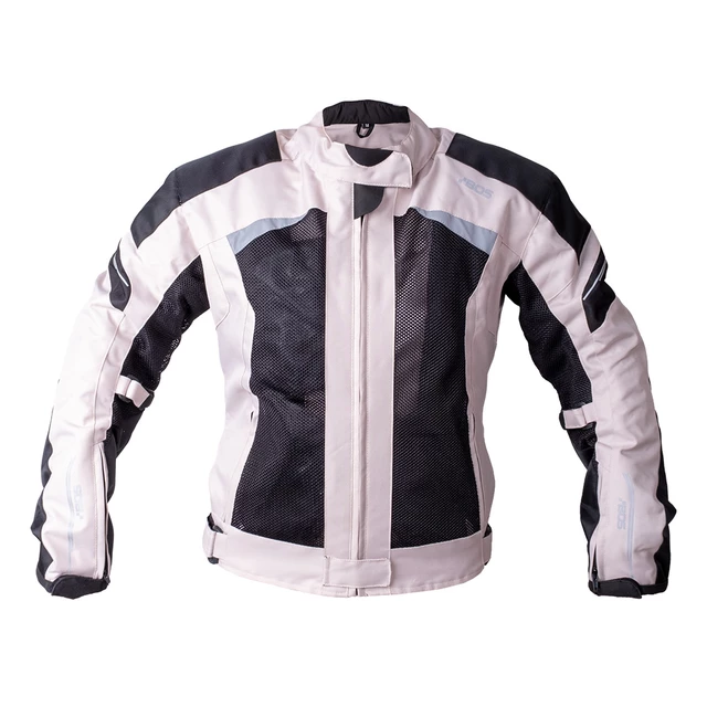 Dámská letní textilní moto bunda BOS Aylin - Silver Grey - Silver Grey