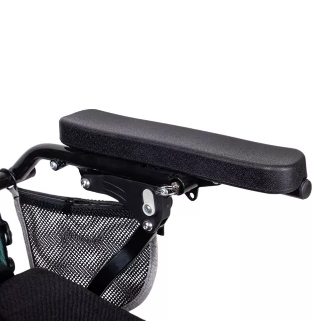 Elektrický invalidní vozík inSPORTline Hawkie Evo II s polohovatelným opěradlem • 700W • 30,55kg • do 130kg • až 24km dojezd