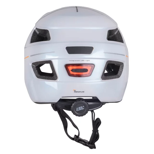 Dětská cyklo přilba s LED světlem ISL Lumiro - Blush Pink