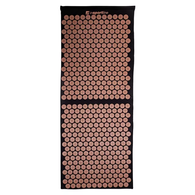 Akupresurní podložka inSPORTline AKU-1000 125 x 50 cm - černá-mocha mousse
